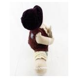 Plush Rag Doll with Heart and Patchwork Outfit