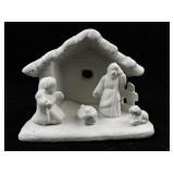Ceramic Nativity Scene Figurine Set