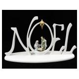 Avon NOEL Nativity Porcelain Lighted Christmas Decoration with Box