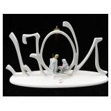 Avon NOEL Nativity Porcelain Lighted Christmas Decoration with Box