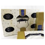 Galaxy Holiday Stoneware Dinnerware Set with Star Pattern