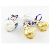 Old World Christmas Easter Glass Animal Ornaments Set - Bunny, Swan, and Ducklings