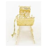 2018 24kt Gold Christmas Sleigh Ornament from Ornament Collection