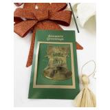 Holiday Decor Collection with Ornaments, Light Strings, and Bows