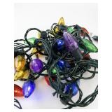 Holiday Decor Collection with Ornaments, Light Strings, and Bows