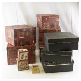 Holiday and Decorative Gift Box Collection Assorted Sizes