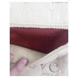 Set of 2 Fabric Hanging Holiday Wall Pockets Joy Peace Love