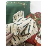 Collection of Vintage and Handmade Christmas Linens, Stockings, and Decor