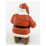 1992 Coca-Cola Santa with Black Dog Christmas Ornament