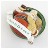 1988 Coca-Cola Santa and Child Christmas Is Love Ornament