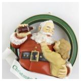 1988 Coca-Cola Santa and Child Christmas Is Love Ornament