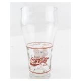 1996 Coca-Cola Classic Happy Holidays Santa Pint Glass