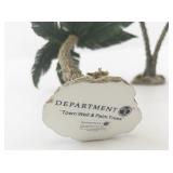 Department 56 Town Well and Palm Trees Village Accessory Set