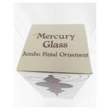 Department 56 Mercury Glass Jumbo Finial Ornament with Box