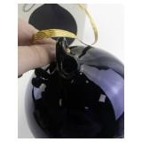 Cobalt Mercury Glass Medium Ball Handmade Ornament by Department 56 with Box