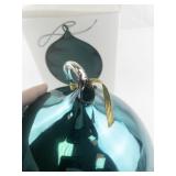 Department 56 Handmade Mercury Glass Large Ball Ornament with Box
