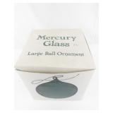 Department 56 Handmade Mercury Glass Large Ball Ornament with Box