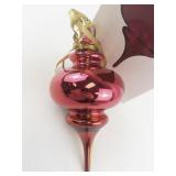 Department 56 Mercury Glass Tear Drop Finial Ornament with Box