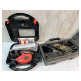 Craftsman Belt Sander and Black & Decker Mouse Sander Set with Cases and Accessories