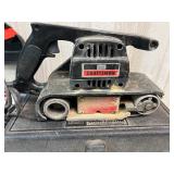 Craftsman Belt Sander and Black & Decker Mouse Sander Set with Cases and Accessories