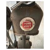 Vintage Powr-Kraft Montgomery Ward Floor Scroll Saw Model 35TSW-2350A