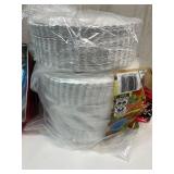 Disposable Partyware Collection with Plates, Cups, and Assorted Cutlery