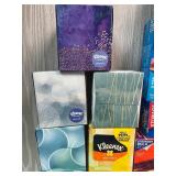 Household Storage and Paper Goods Collection with Ziploc Bags, Bounty Towels, Kleenex and Hefty Sliders