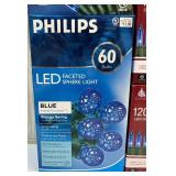 Holiday Blue String Lights and Bulbs Collection