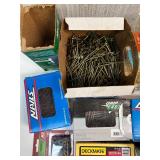 Collection of Assorted Screws, Nails, and Fasteners