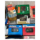 Collection of Assorted Screws, Nails, and Fasteners