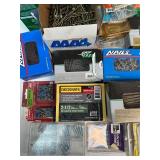 Collection of Assorted Screws, Nails, and Fasteners