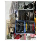 Collection of Drill Bits, Hole Saws, and Hand Tools â Assorted Brands