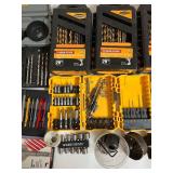 Collection of Drill Bits, Hole Saws, and Hand Tools â Assorted Brands