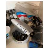 Cabinet of Assorted Automotive and Engine Parts and Components