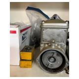 Cabinet of Assorted Automotive and Engine Parts and Components