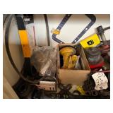 Cabinet of Assorted Automotive and Engine Parts and Components