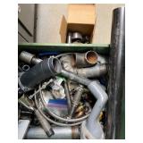 Assorted Plumbing Fittings and Metal Pipe Components Collection