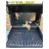 Weber Genesis Silver Gas Grill with Side Table and Storage Cabinet