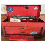 Waterloo Metal Tool Chest with Hand Tools and Sockets