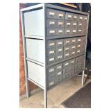 Metal Industrial Drawer Cabinet with Assorted Hardware and Organizers