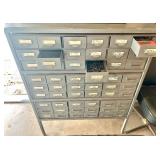 Metal Industrial Drawer Cabinet with Assorted Hardware and Organizers