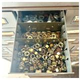 Metal Industrial Drawer Cabinet with Assorted Hardware and Organizers
