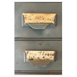 Metal Industrial Drawer Cabinet with Assorted Hardware and Organizers