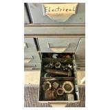 Metal Industrial Drawer Cabinet with Assorted Hardware and Organizers