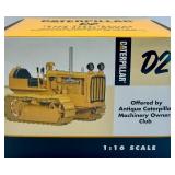 1:16 Scale Caterpillar D2 Diecast Model Tractor by Antique Caterpillar Machinery Owners Club
