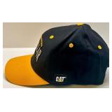 Set of 3 CAT and Caterpillar Logo Baseball Caps