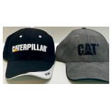 Set of 2 Caterpillar CAT Branded Baseball Caps