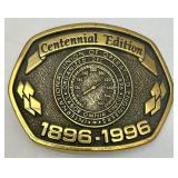 Caterpillar Commemorative Belt Buckles and Knife