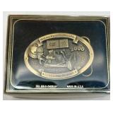 Caterpillar Commemorative Belt Buckles and Knife