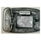 Set of 3 CAT Collectible Pewter Belt Buckles by Norscot Group